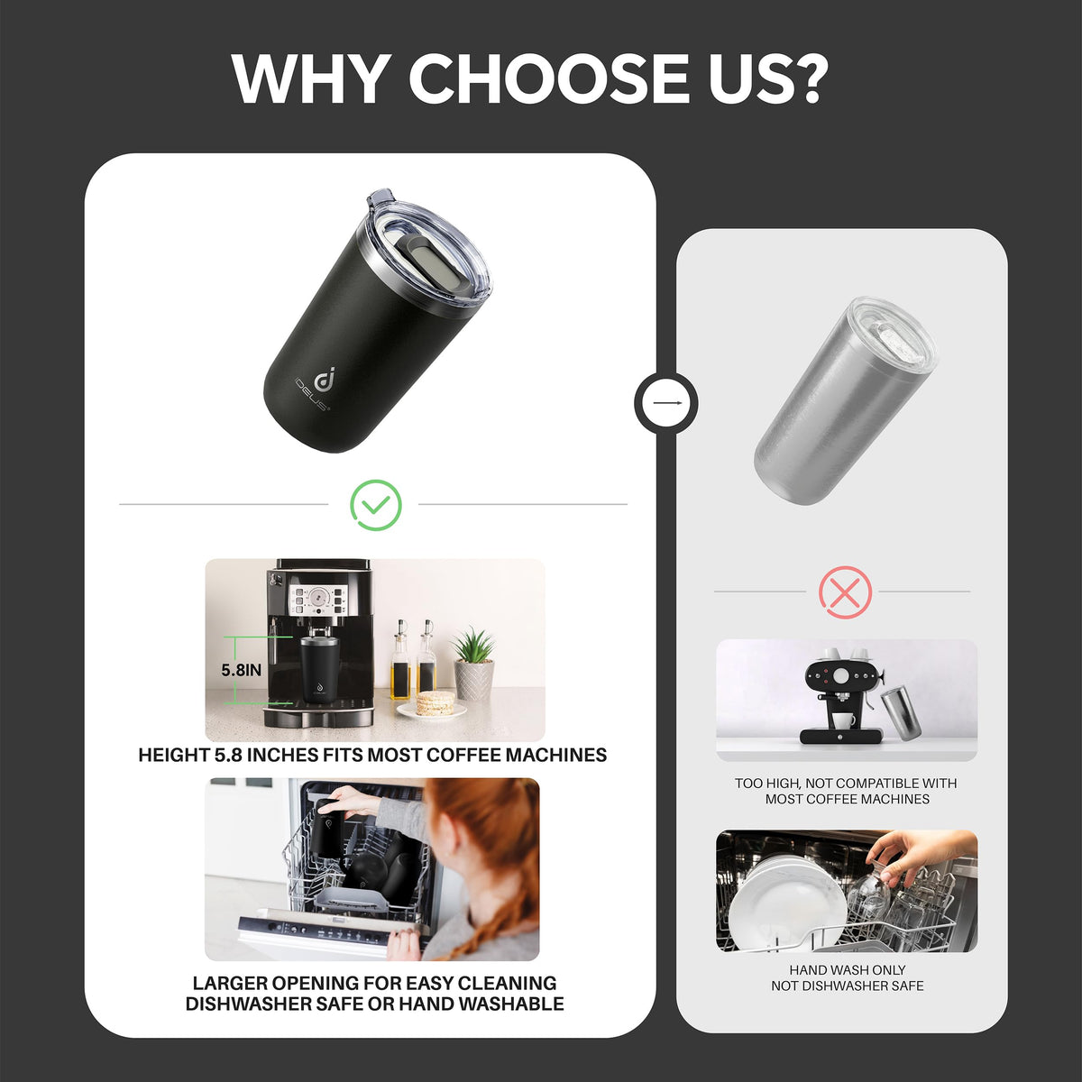 20 oz Stainless Steel Insulated Tumbler H279113