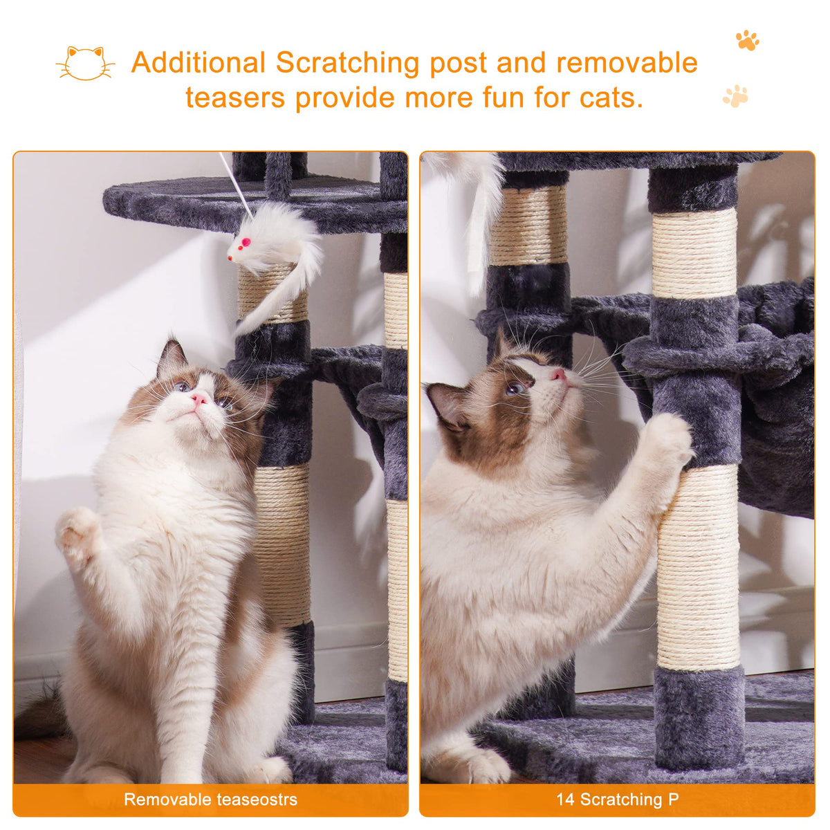 70 inches Tall Cat Tree I596559