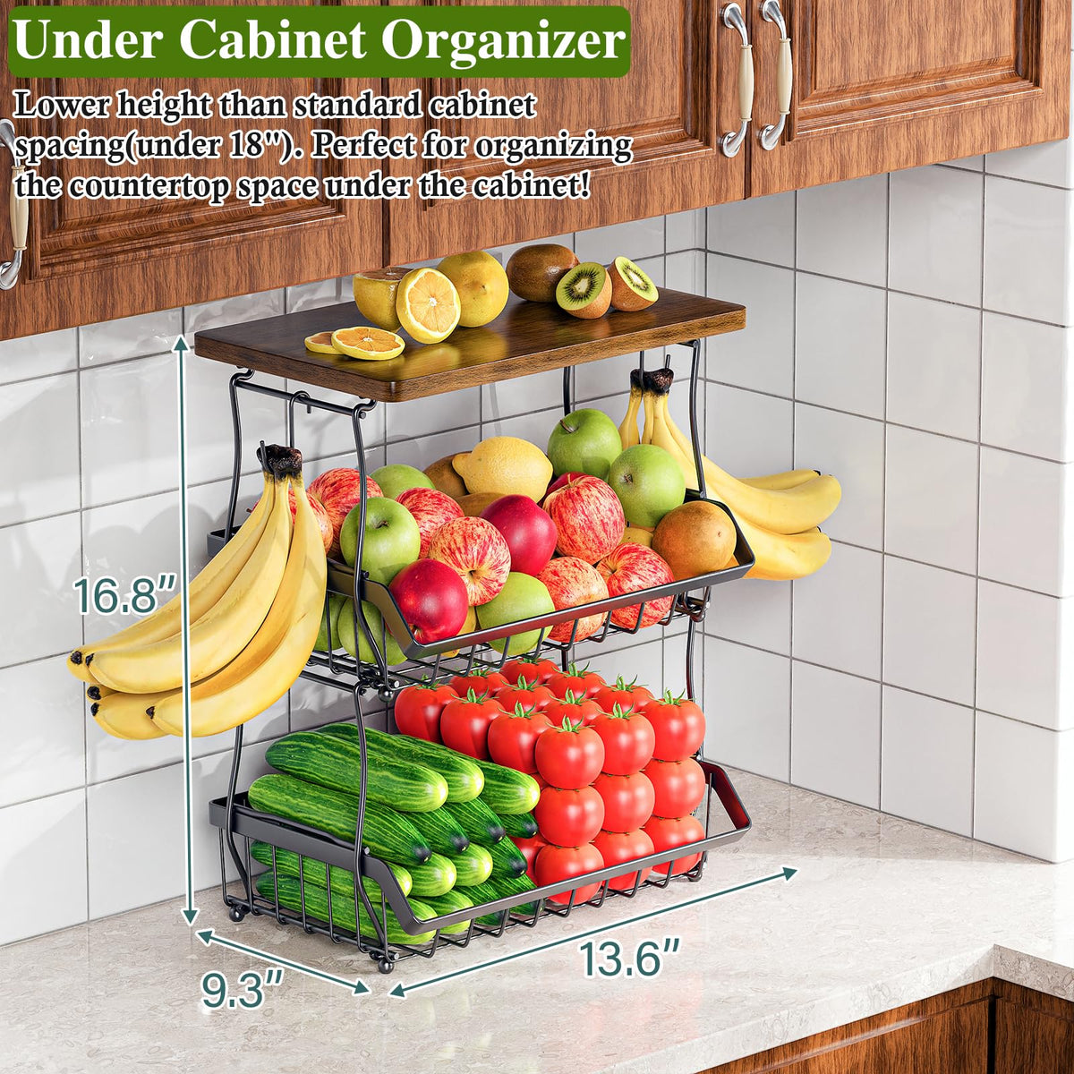 3-Tier Fruit Basket D6221