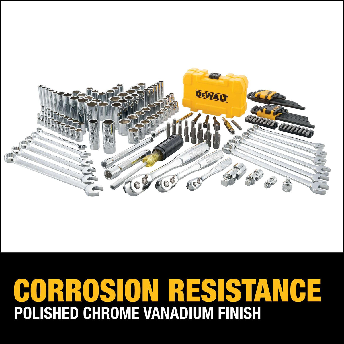 168-Piece Mechanic Tool Set with Case, Metric and Standard T625