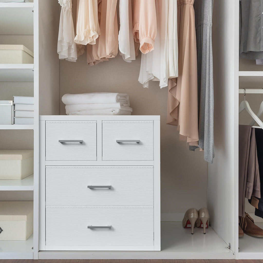 White 4 Drawer Dresser U517264