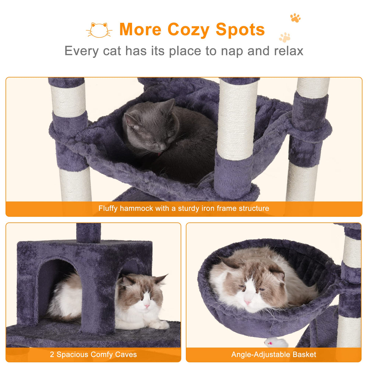 70 inches Tall Cat Tree I596559