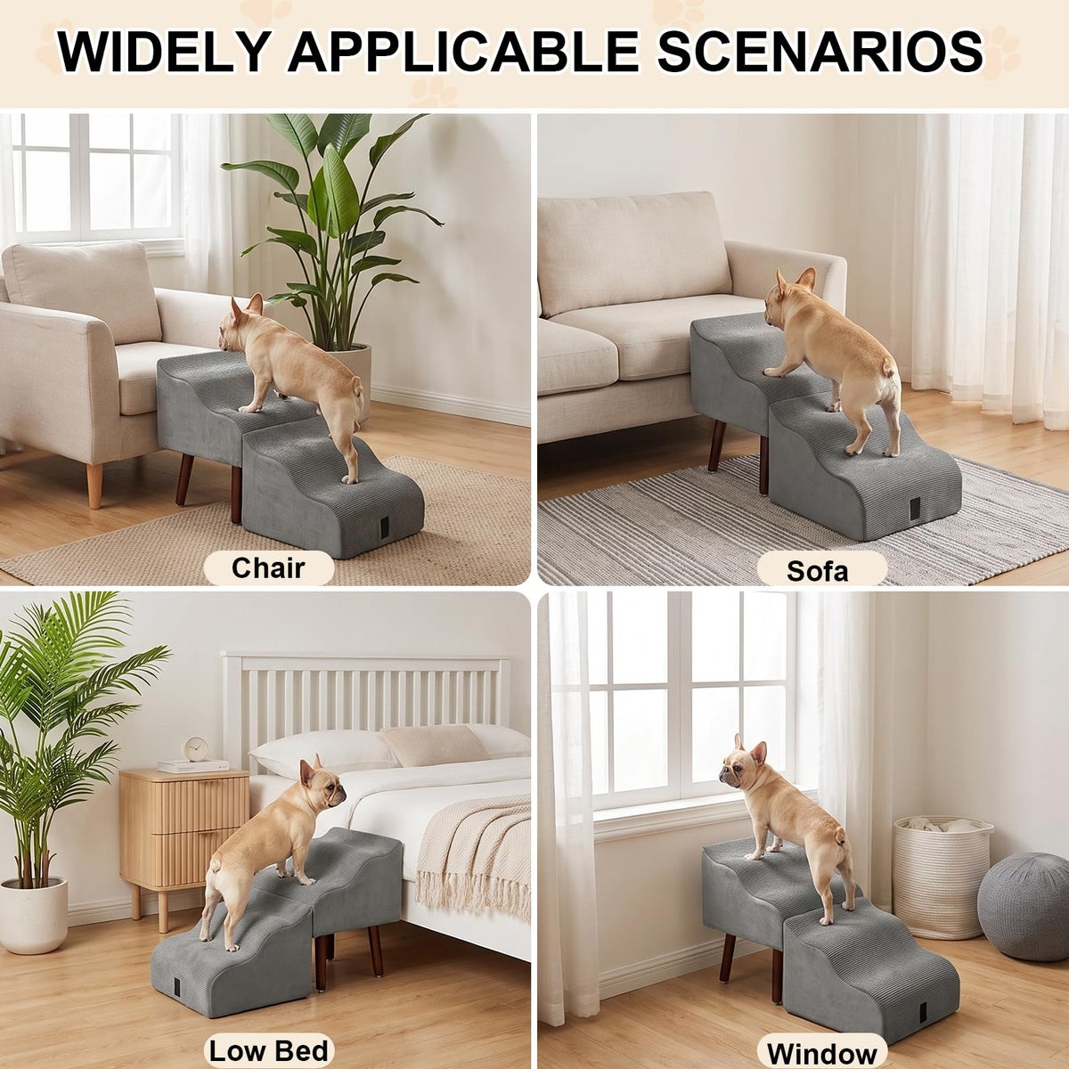 Foldable Pet Steps & Ottoman G4062