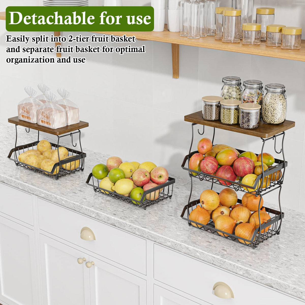 3-Tier Fruit Basket D6221