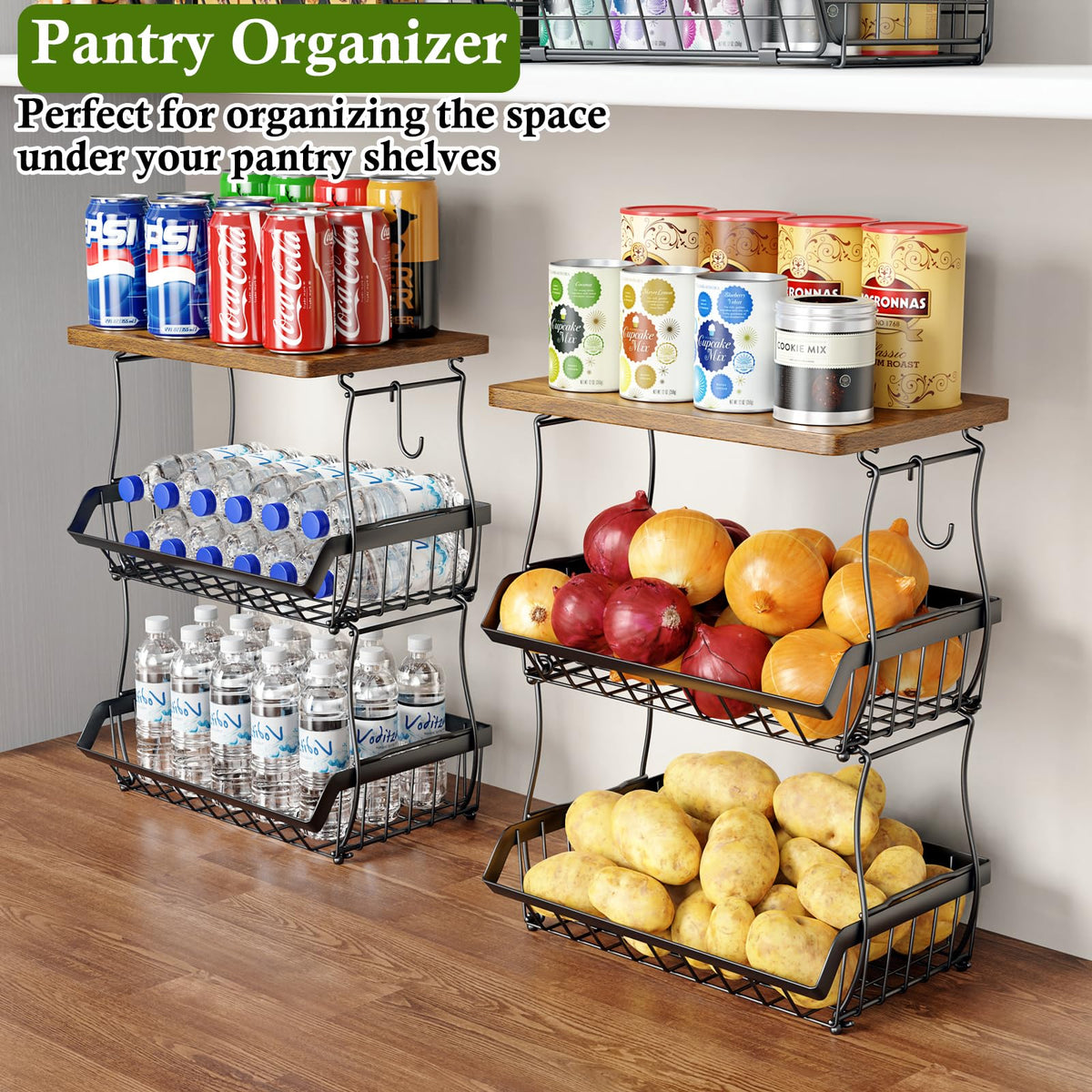 3-Tier Fruit Basket D6221