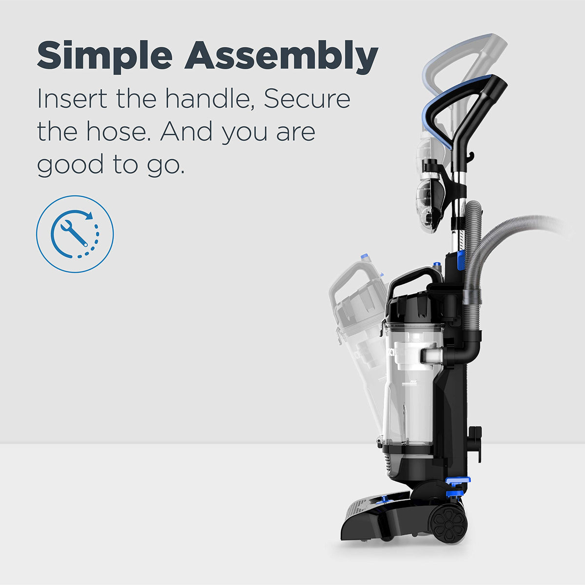 Lightweight Bagless Upright Vacuum Cleaner T837