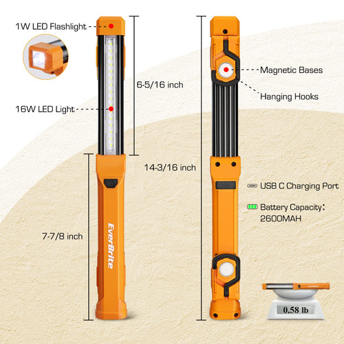 1000LM Rechargeable Magnetic Work Light L97158