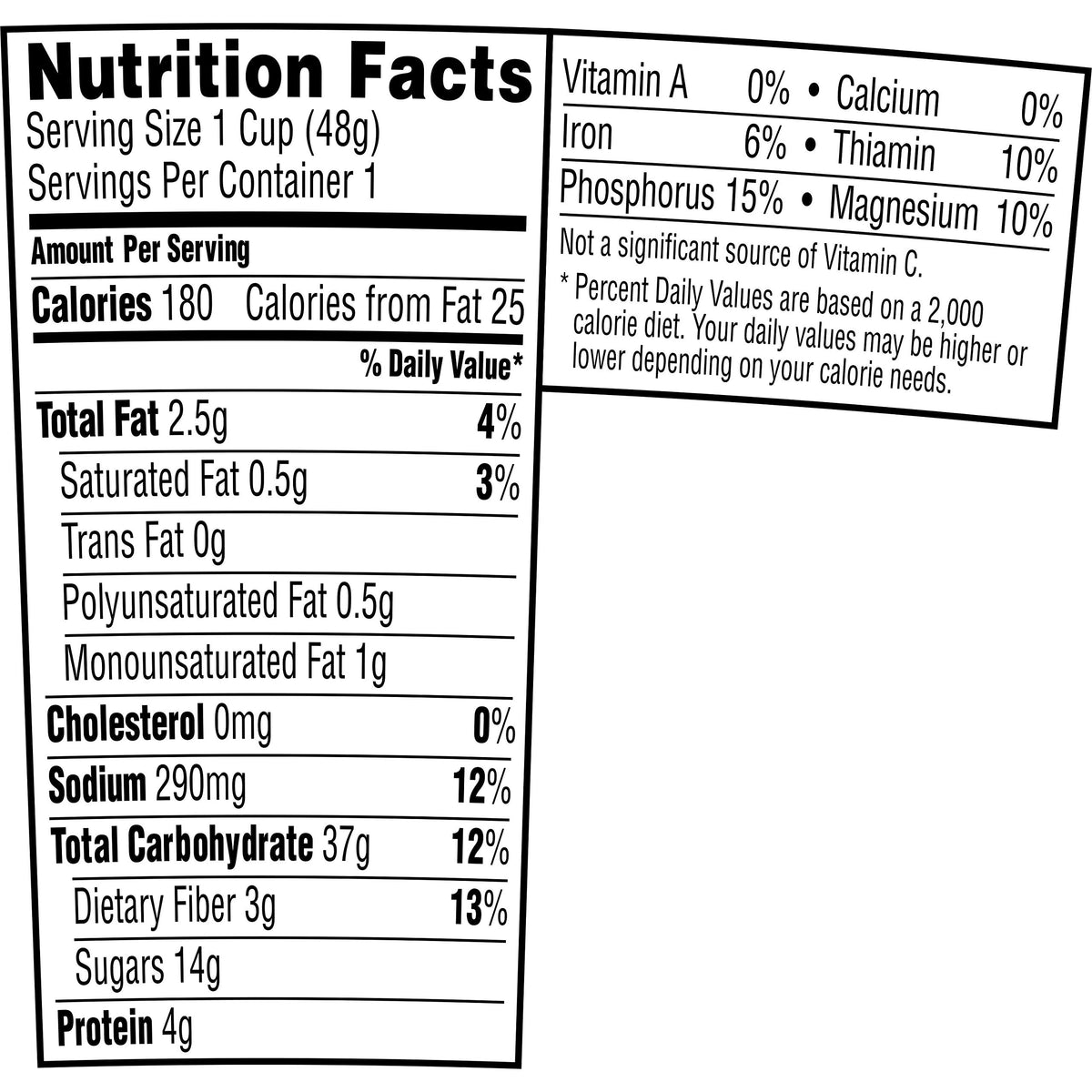 Instant Oatmeal Maple Brown Sugar 1.69 Oz Pack of 5 N767