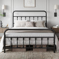 Queen Metal Platform Bed Frame H5629