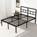 18 Inch Metal Queen Bed Frame with Headboard H6292