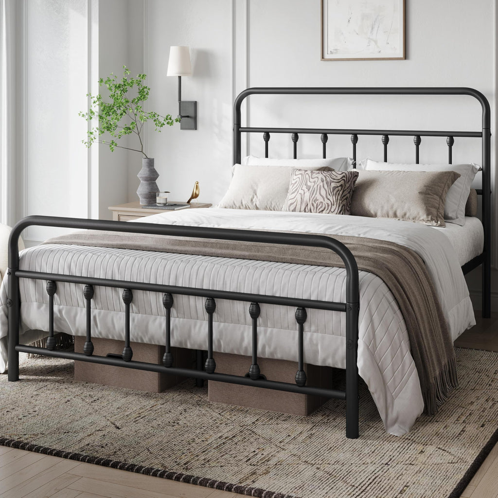 Queen Metal Platform Bed Frame H5629