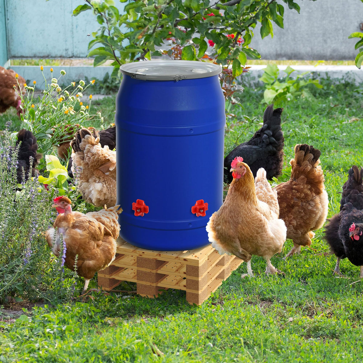 40 Pcs Chicken Waterer Nipples with Drill Bit N79682